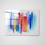 Wallity Cuadro decorativo multicolor de cristal templado 50 x 70 cm